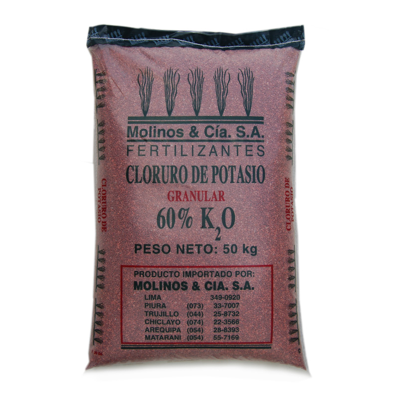 Cloruro Potasio Granular Bolsa 50 Kg 