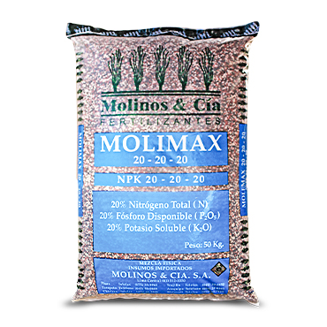 Molimax 20-20-20 Bolsa 50Kg